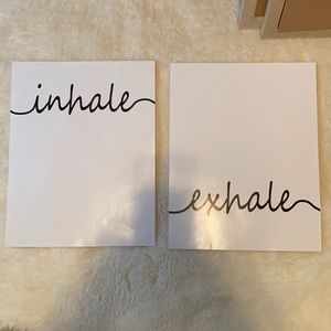 Inhale & Exhale print 11.5 x 15 inches